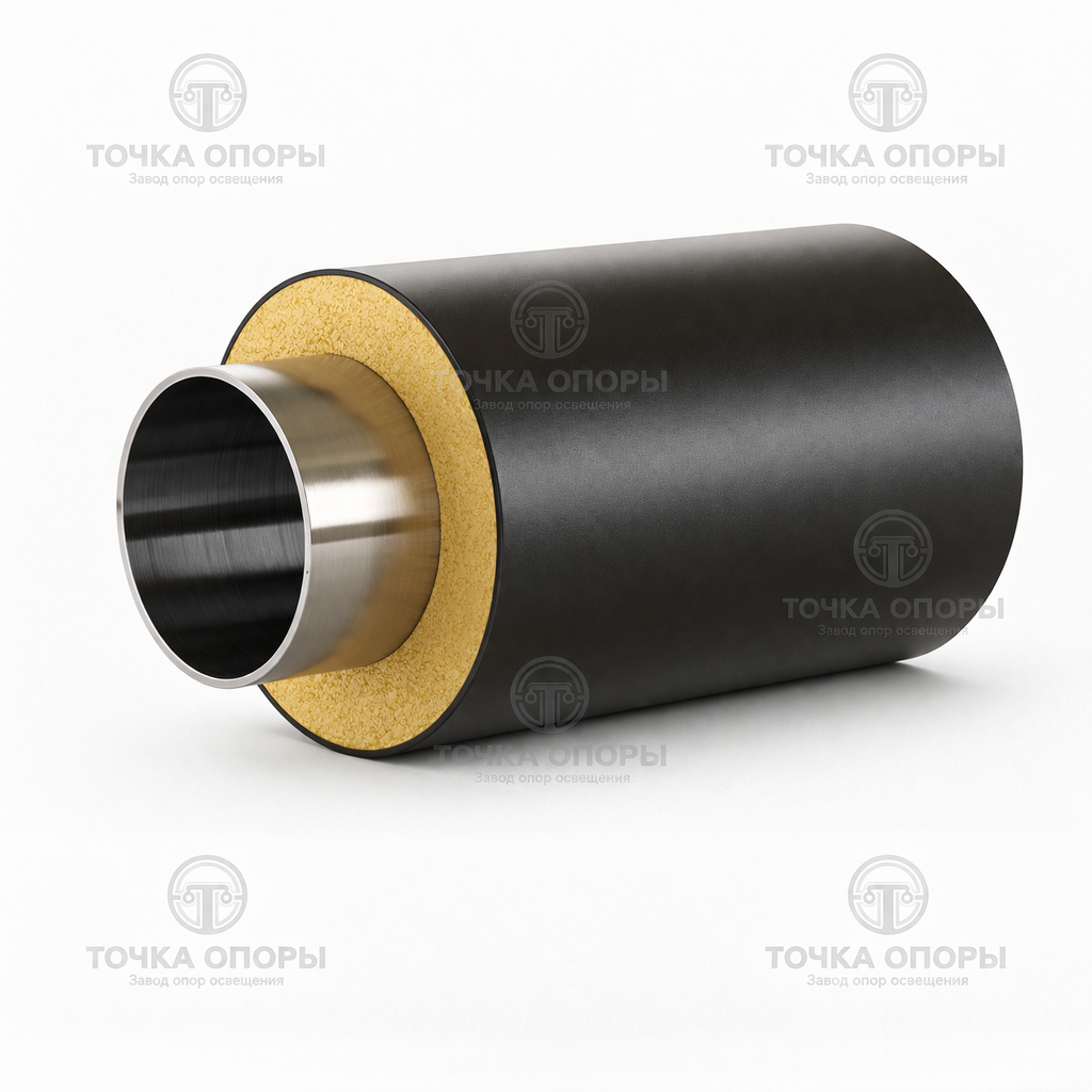 Труба ППУ полиэтиленовая оболочка 600х426х7 мм ГОСТ 30732-2006