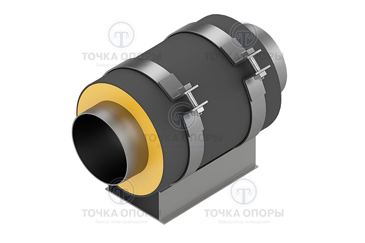 Скользящая опора СПО 89/160.200 подкладная для труб в ППУ