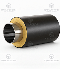 Труба стальная оцинкованная в ППУ-изоляции 40х3 мм ГОСТ 30732-2006