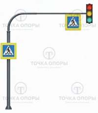 Светофорные опоры СОДГ-6,6-6,0
