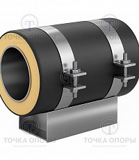 Скользящая опора СПОк 273/500.200 подкладная канальная для труб в ППУ